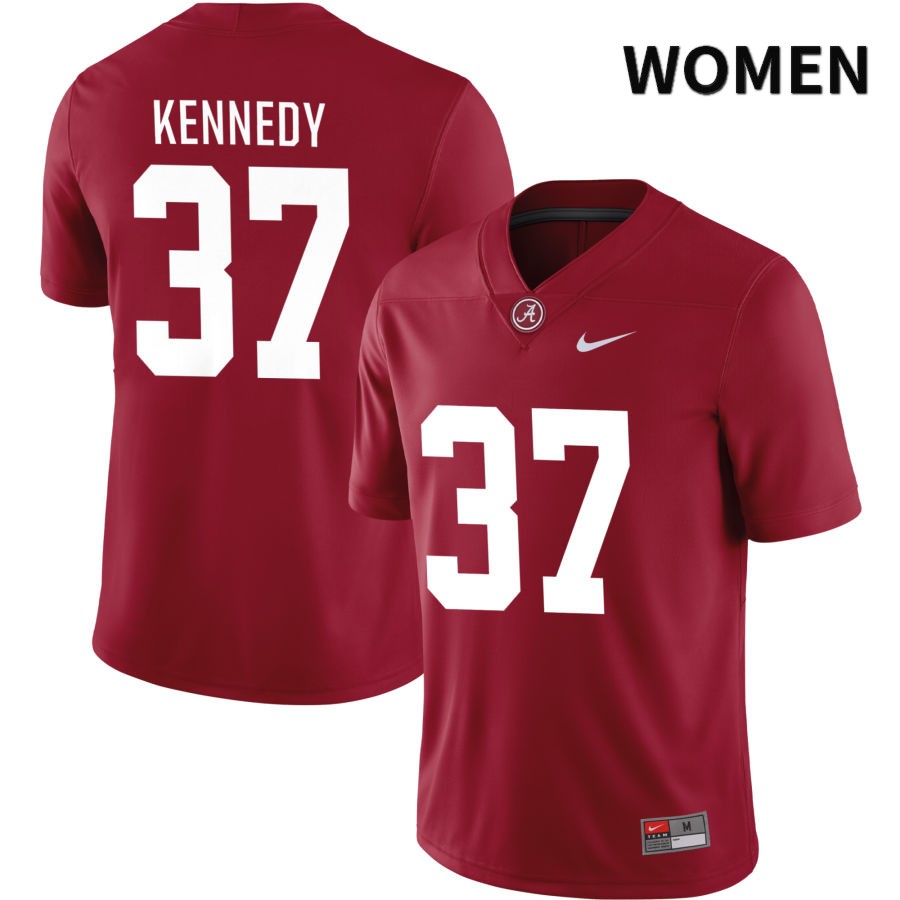 Alabama Crimson Tide Women's Demouy Kennedy #37 NIL Crimson 2022 NCAA Authentic Stitched College Football Jersey HV16B06PL